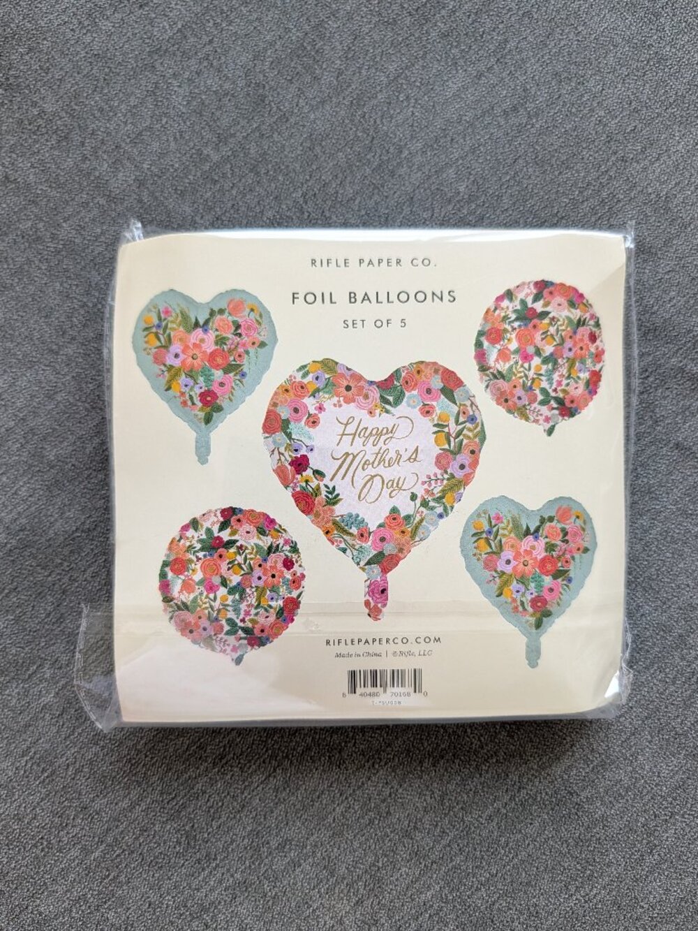 Rifle Paper Co. 5ct Garden Party Mother's Day Foil Balloon Bundle